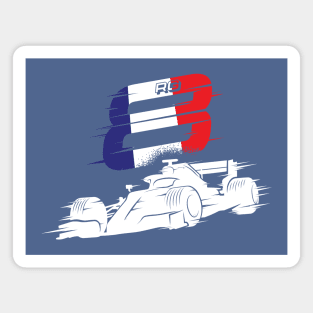 We Race On! 8 [Flag] Magnet